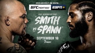 UFC Fight Night:Smith vs Spann 9/18/2021