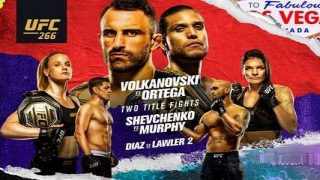 UFC 266 PPV : Volkanovski vs. Ortega 9/25/21-25th September 2021