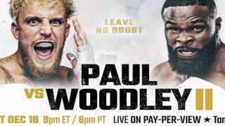 Jake Paul Vs Tyron Woodley 2 12/18/21