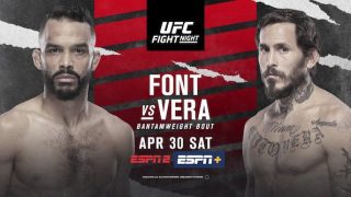 Watch UFC Fight Night: Font vs. Vera 4/30/22