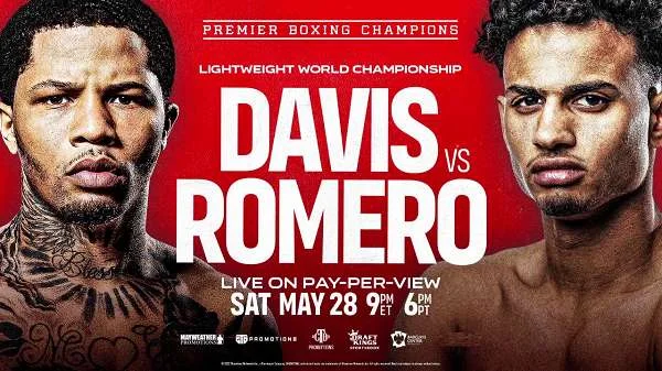 Boxing: Davis vs Romero