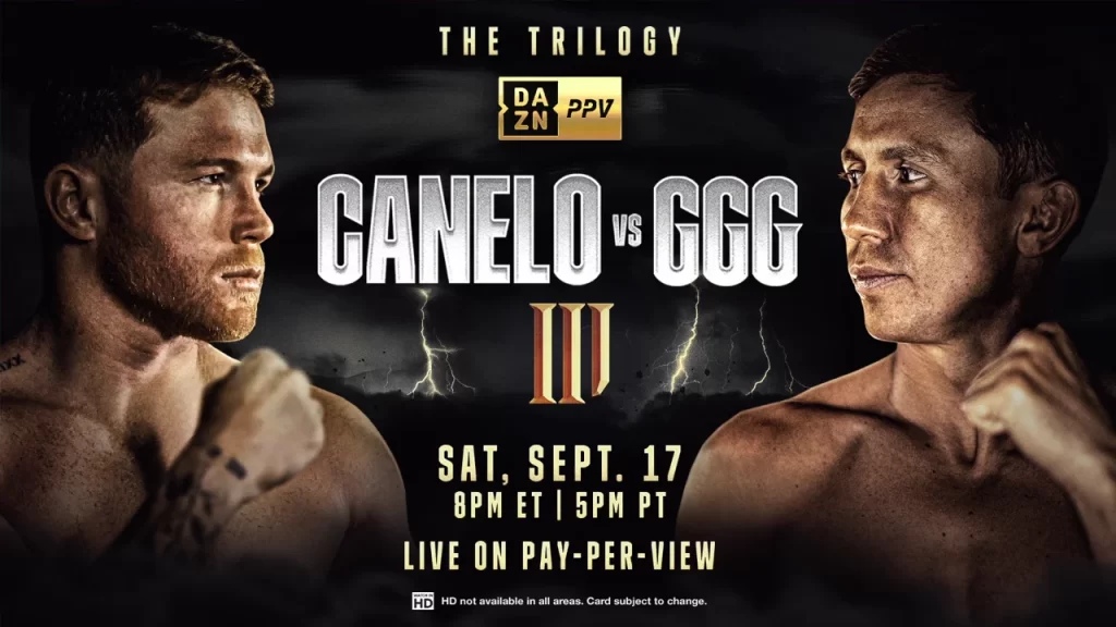 Boxing: Canelo Vs GGG III The Trilogy