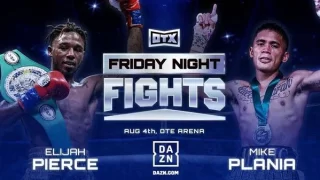 Dazn Boxing Pierce Vs Plania 8/4/23