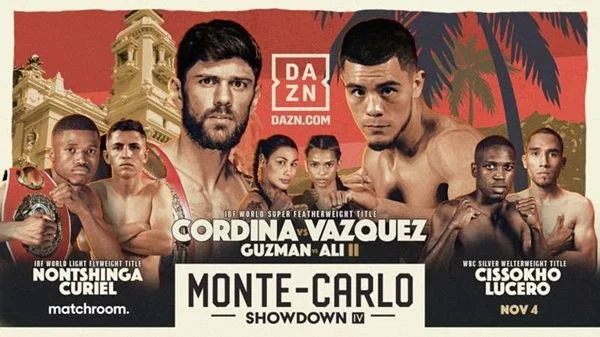 Dazn Boxing Cordina vs Vazquez