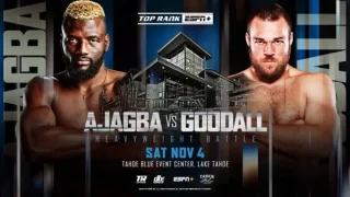 TopRank Boxing on ESPN Ajagba vs Goodall 11/4/23