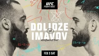 UFC Fight Night Dolidze vs. Imavov 2/3/24