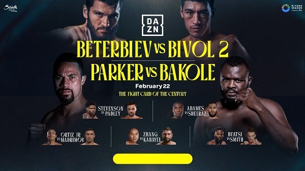 Beterbiev vs Bivol II PPV 2/22/25